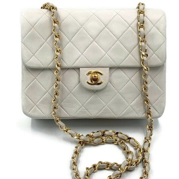 Authentic Chanel Vintage Mini Square Flap Bag - Picture 1 of 14
